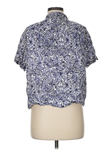 Sigrid Olsen Short Sleeve Blouse (view 2)