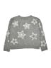 Pink Rose Stars Silver Pullover Sweater Size 14 - photo 2