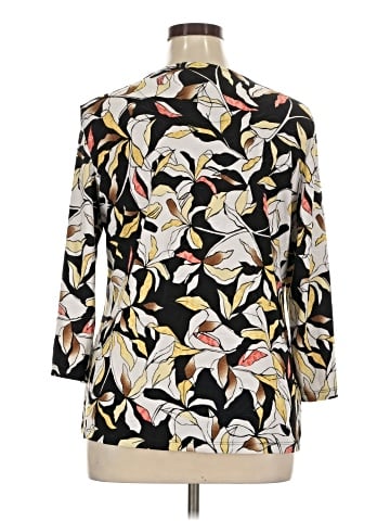 JM Collection 3/4 Sleeve Blouse (view 2)