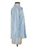 Siliteelon Blue Long Sleeve Blouse Size S - photo 4