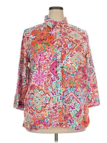 Lauren by Ralph Lauren 3/4 Sleeve Blouse (view 1)