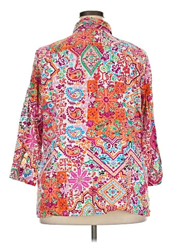 Lauren by Ralph Lauren 3/4 Sleeve Blouse (view 2)