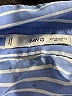 MNG Stripes Blue 3/4 Sleeve Button-Down Shirt Size 10 - photo 7