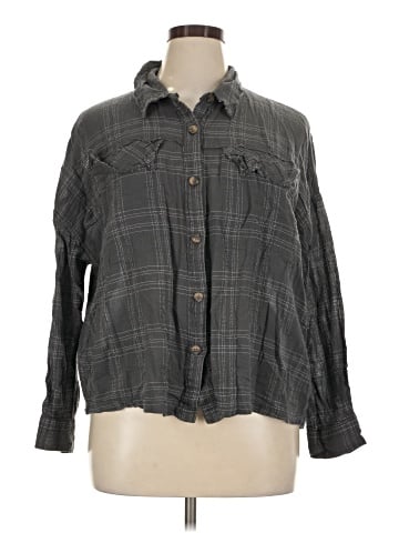 Supplies Long Sleeve Button-Down Shirt (view 1)