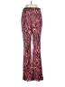 ASOS Design 100% Polyester Animal Print Red Casual Pants Size 10 - photo 1