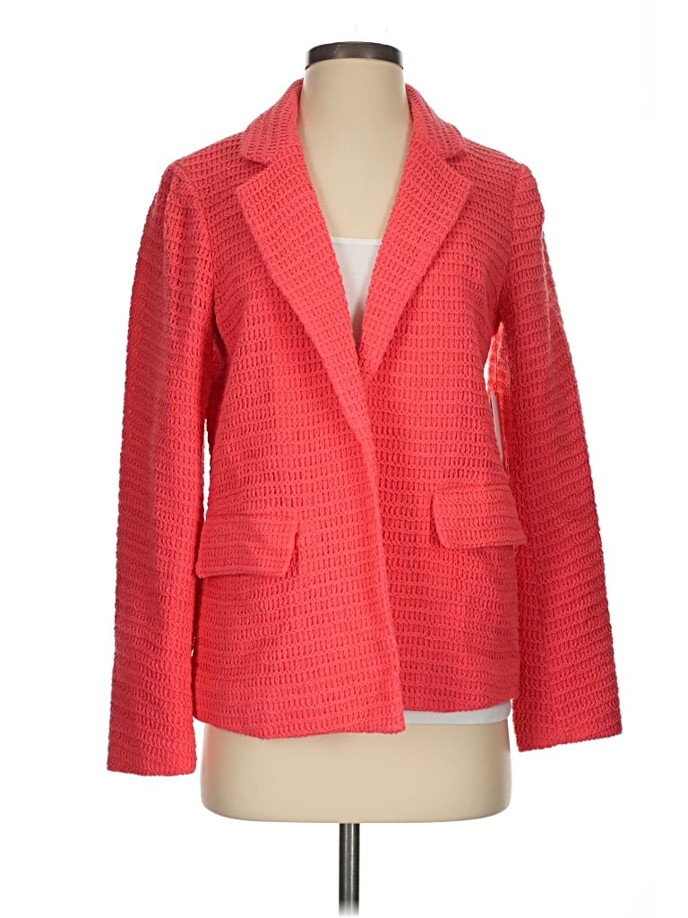 Aqua Blazer Jacket In Red