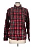L.L.Bean 100% Cotton Plaid Red Long Sleeve Button-Down Shirt Size L - photo 1