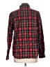 L.L.Bean 100% Cotton Plaid Red Long Sleeve Button-Down Shirt Size L - photo 2