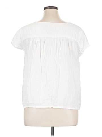 Sigrid Olsen Short Sleeve Blouse (view 2)