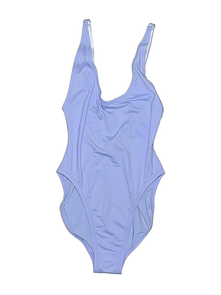 Pre-owned Skims One Piece Swimsuit In Blue