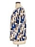 JM Collection Blue 3/4 Sleeve Blouse Size XL - photo 5