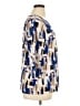 JM Collection Blue 3/4 Sleeve Blouse Size XL - photo 4