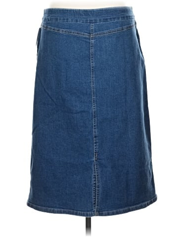 N Touch Denim Skirt (view 2)