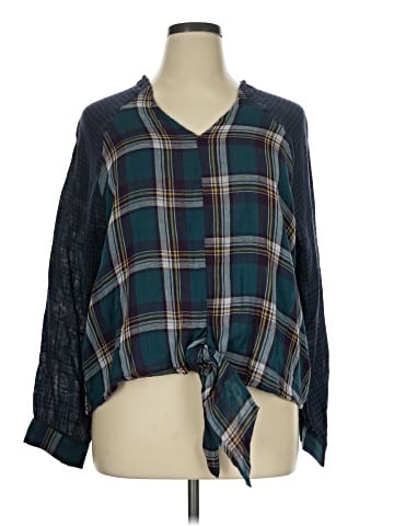 Umgee 3/4 Sleeve Blouse (view 1)