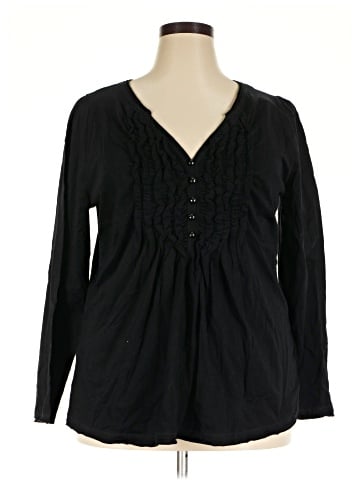 Lane Bryant Long Sleeve Blouse (view 1)