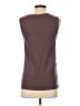 Deletta Brown Sleeveless Blouse Size S - photo 2