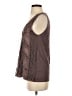 Deletta Brown Sleeveless Blouse Size S - photo 5