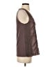 Deletta Brown Sleeveless Blouse Size S - photo 4