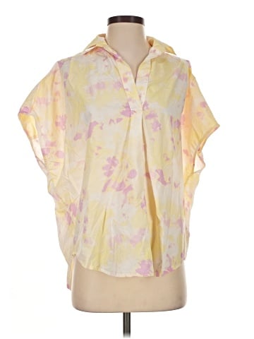 French Connection Short Sleeve Blouse (view 1)