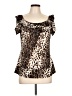 Essentials by Milano Brown Sleeveless Blouse Size L - photo 1
