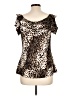 Essentials by Milano Brown Sleeveless Blouse Size L - photo 2