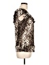 Essentials by Milano Brown Sleeveless Blouse Size L - photo 4