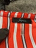 Soprano 100% Polyester Stripes Red Romper Size S - photo 4
