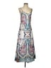 Unbranded 100% Polyester Paisley Blue Casual Dress Size S - photo 1
