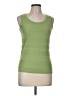 August Silk Green Sleeveless Top Size M - photo 1
