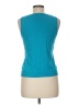August Silk Teal Sleeveless Top Size M - photo 2