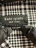 Kate Spade New York 100% Polyester Checkered-gingham Gray Coat Size M - photo 6