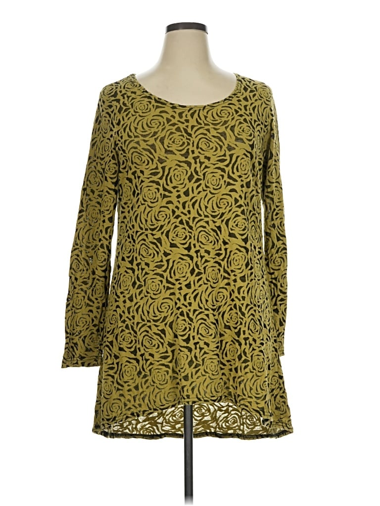 Pre-owned Cut Loose Casual Dress In Yellow