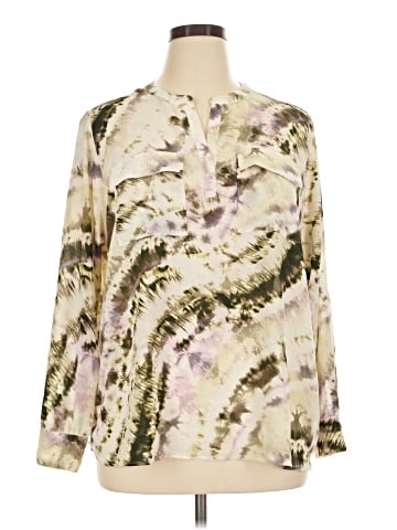 Simply Vera Vera Wang Long Sleeve Blouse (view 1)