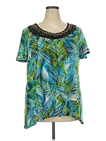 Notations Short Sleeve Blouse (view 1)
