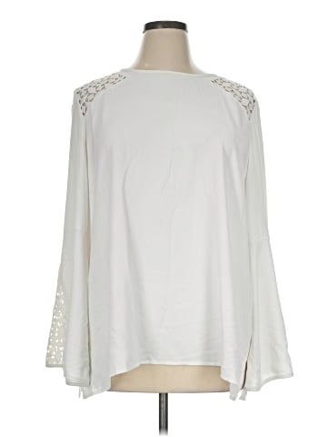Kasper Long Sleeve Blouse (view 1)
