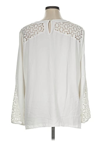 Kasper Long Sleeve Blouse (view 2)