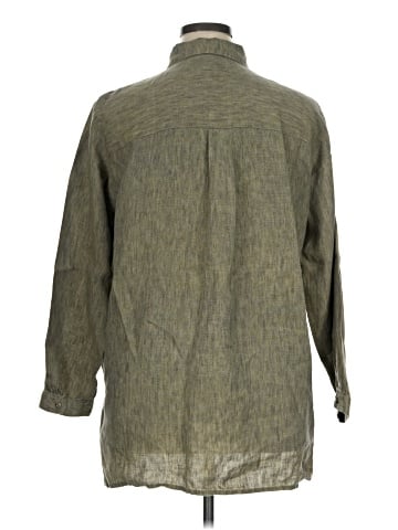 Eileen Fisher Long Sleeve Button-Down Shirt (view 2)