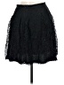 Express 100% Polyester Solid Black Formal Skirt Size 8 - photo 2