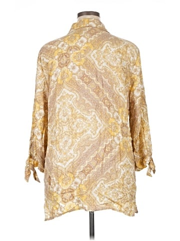 Ruby Rd. 3/4 Sleeve Button-Down Shirt (view 2)