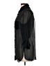 Moda International Black 3/4 Sleeve Button-Down Shirt Size S - photo 5