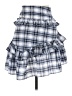 Max Studio Plaid Blue Casual Skirt Size 0 - photo 2