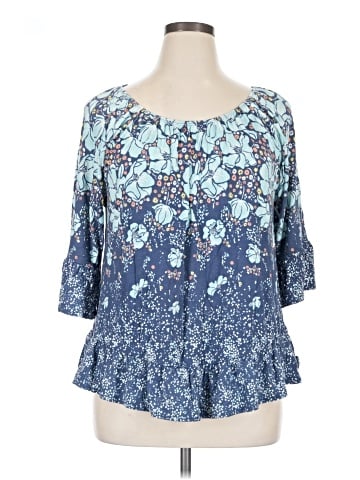 Style&Co 3/4 Sleeve T-Shirt (view 1)