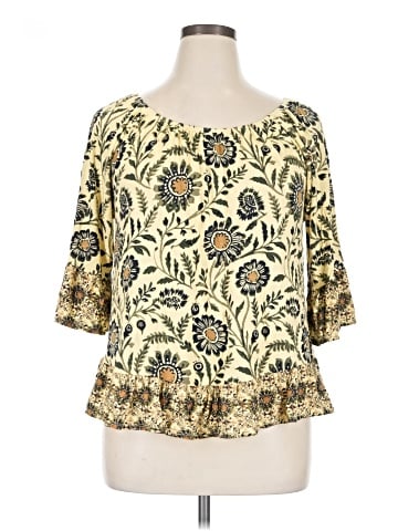 Style&Co 3/4 Sleeve T-Shirt (view 1)