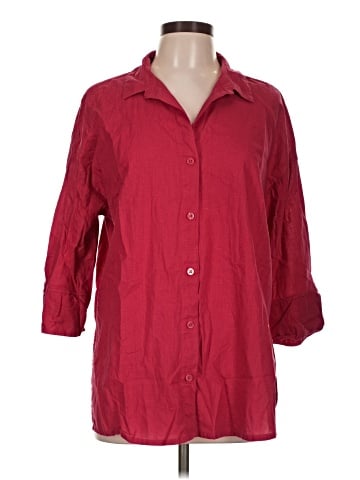 Triumph 3/4 Sleeve Button-Down Shirt (view 1)