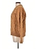 DKNY Animal Print Brown Pullover Sweater Size L - photo 5