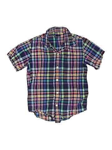 Gap Kids Outlet Short Sleeve Button-Down Shirt (view 1)