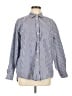Gap 100% Cotton Stripes Blue Long Sleeve Button-Down Shirt Size M - photo 1