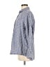 Gap 100% Cotton Stripes Blue Long Sleeve Button-Down Shirt Size M - photo 5