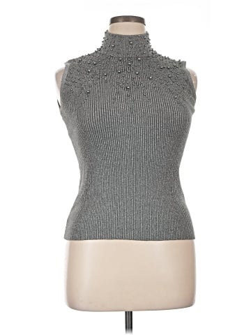 Lauren Michelle Sleeveless Turtleneck (view 1)
