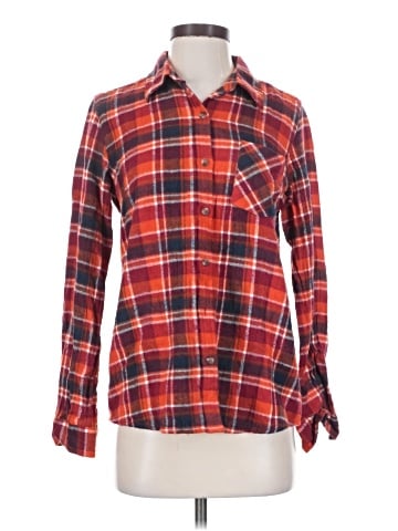 Natural Reflections Long Sleeve Button-Down Shirt (view 1)